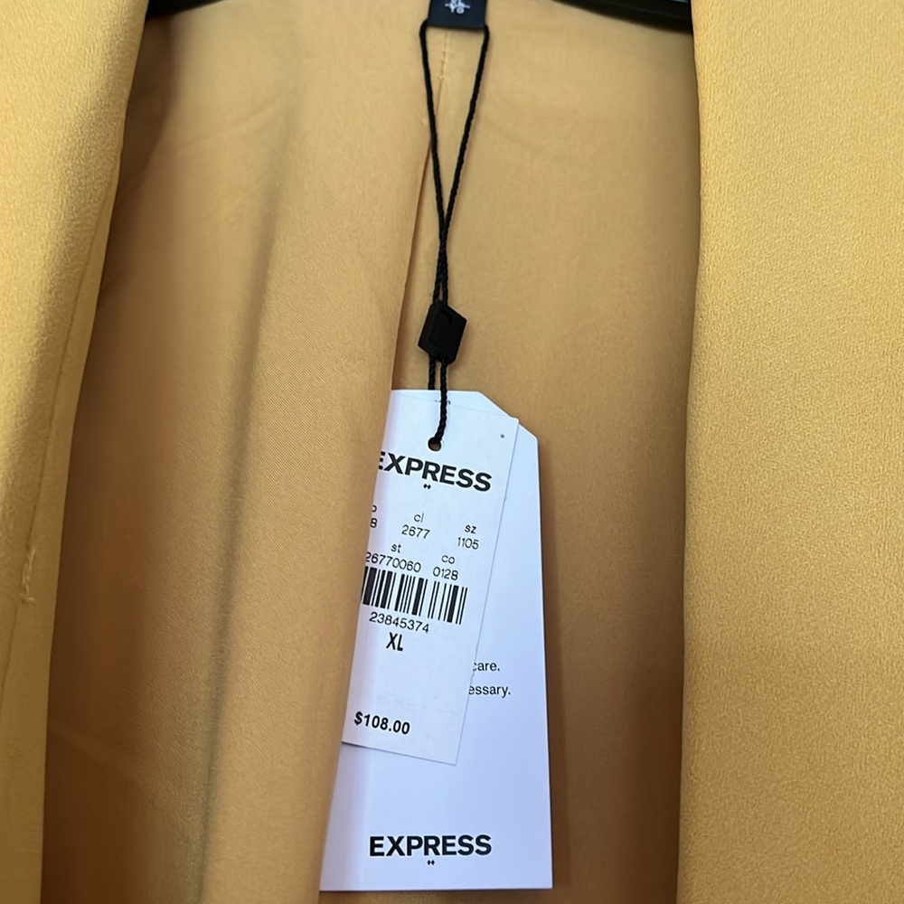 Yellow Women's Blazer - Picture 2 of 3